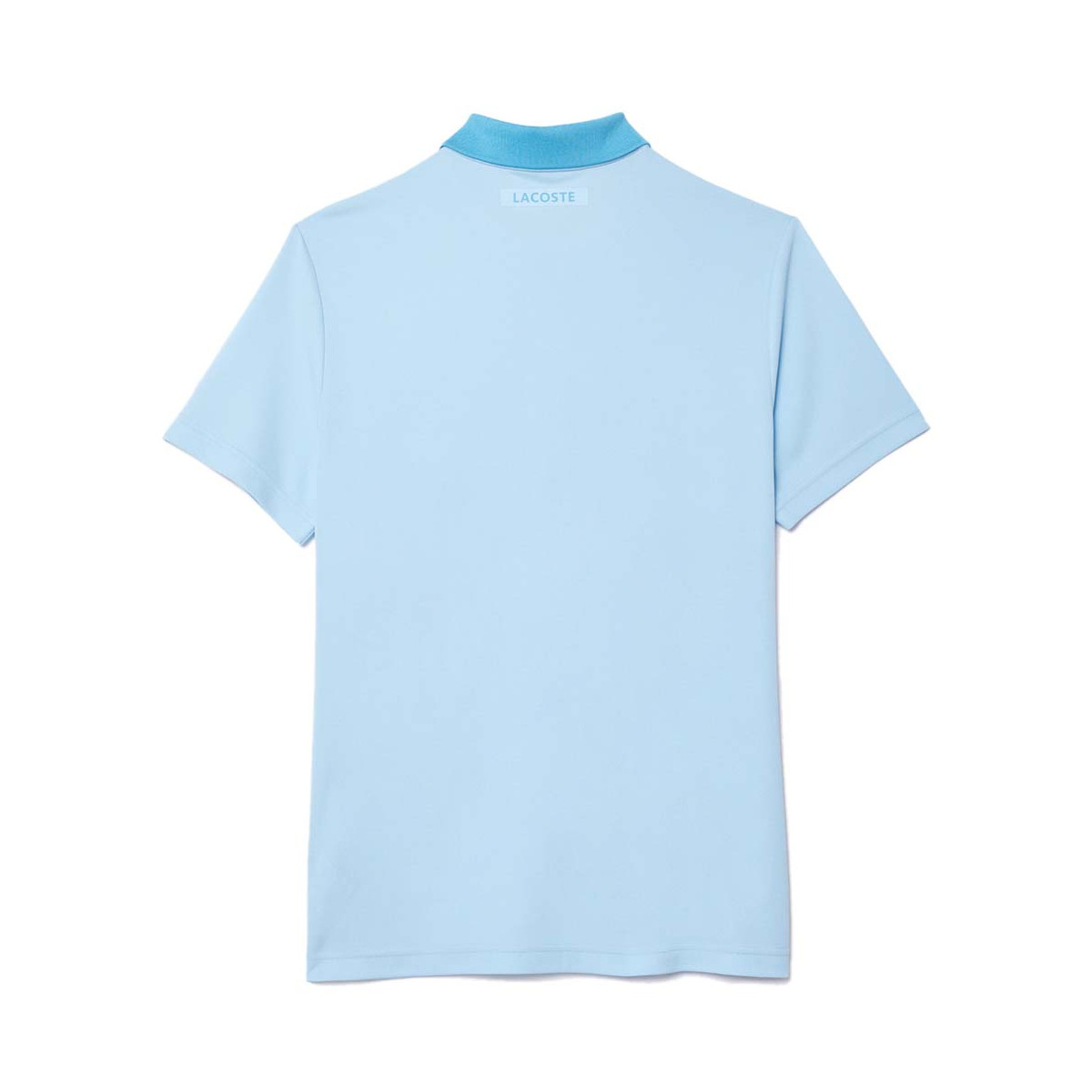 Polo Lacoste Tennis Novak Djokovic Fan LichtBlauw Polo