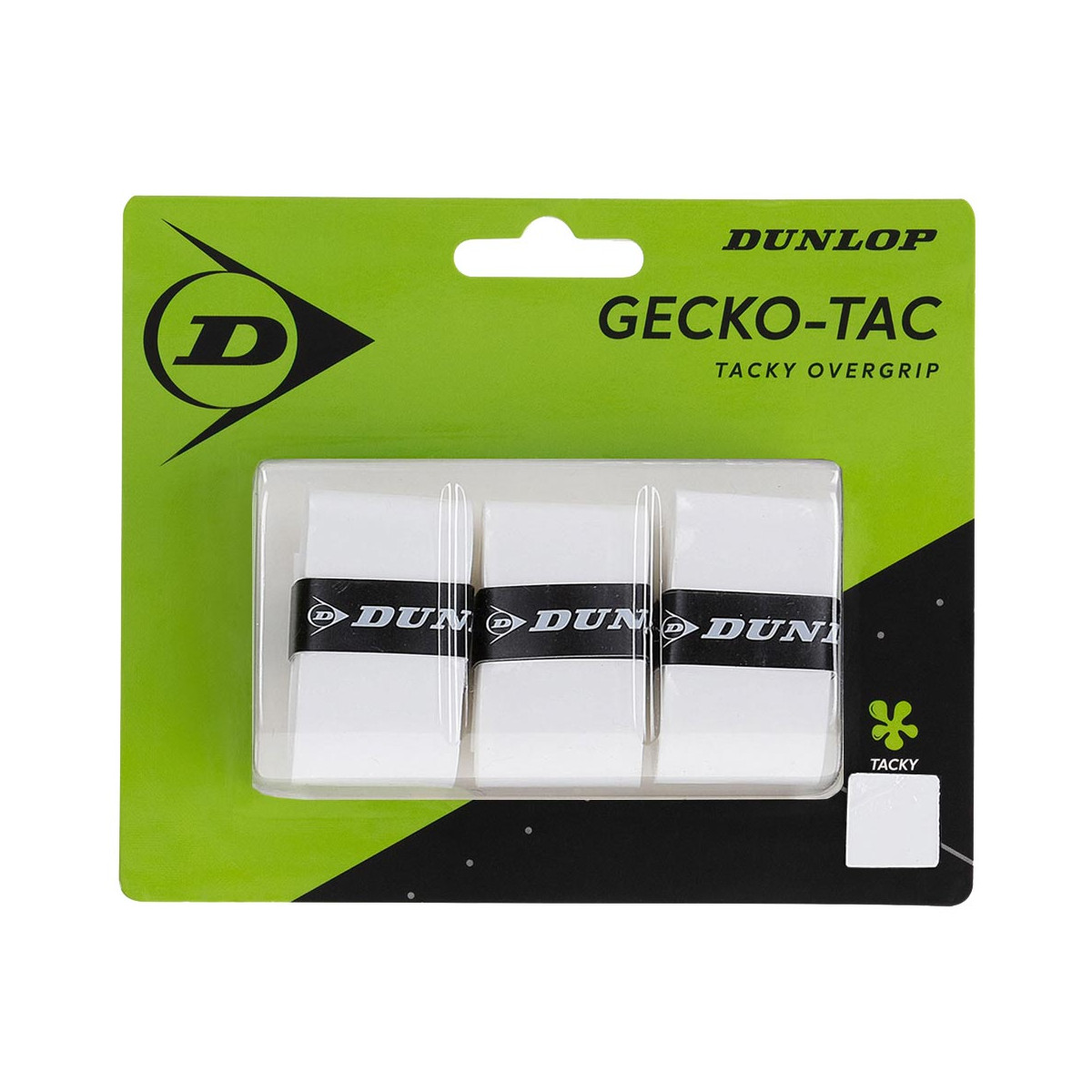 Dunlop Gecko Tac Overgrips Wit x 3