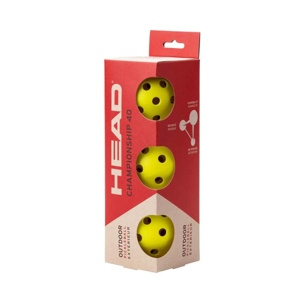 Head Championship 40 Pickleball Ballen x3