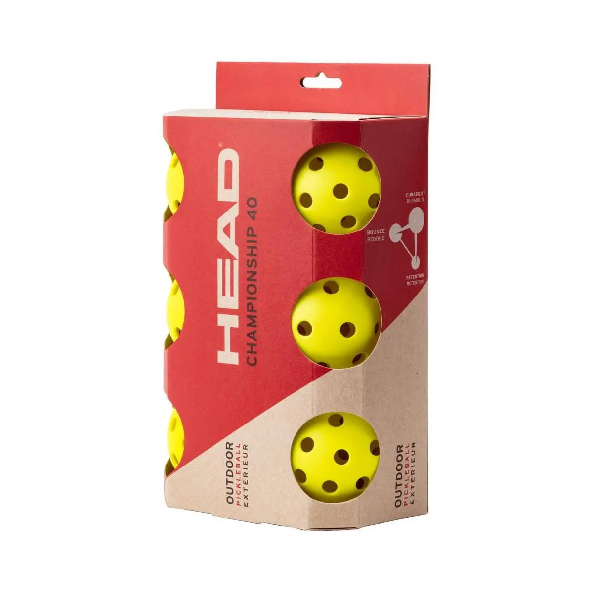 Head Championship 40 Pickleball Ballen x6