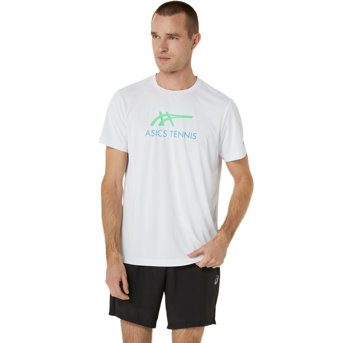 Asics Match T-Shirt Blauw