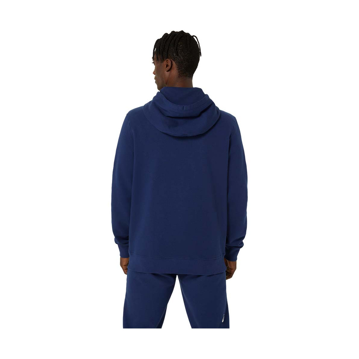 Sweat à capuche Asics Logo Bleu marine
