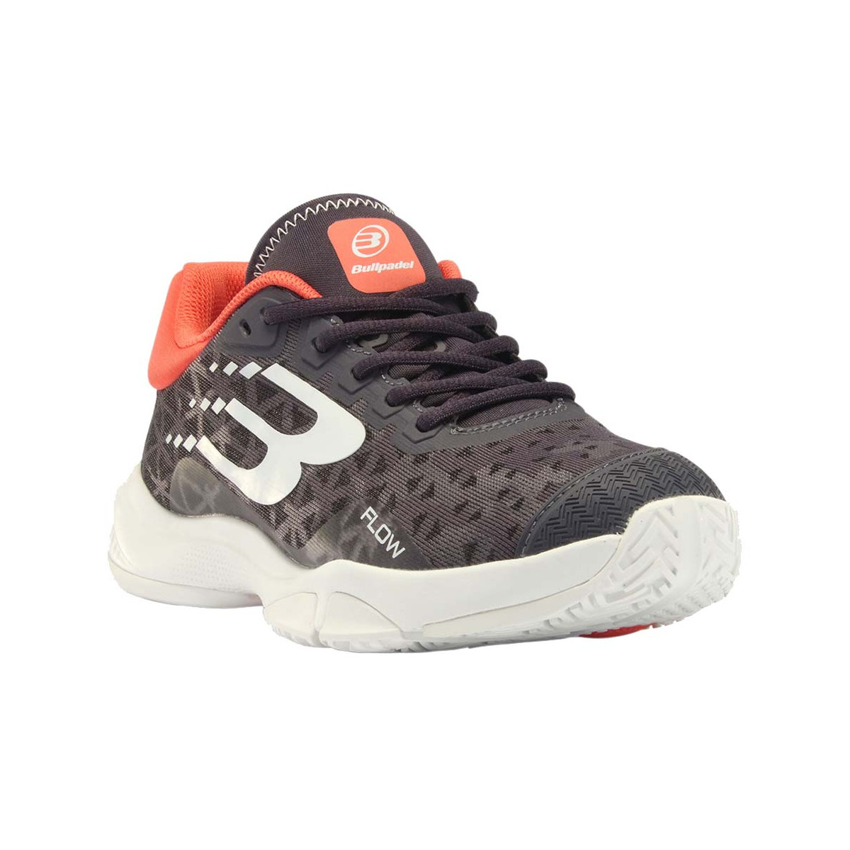 Chaussures Bullpadel Flow 24I Femme Noir / Orange