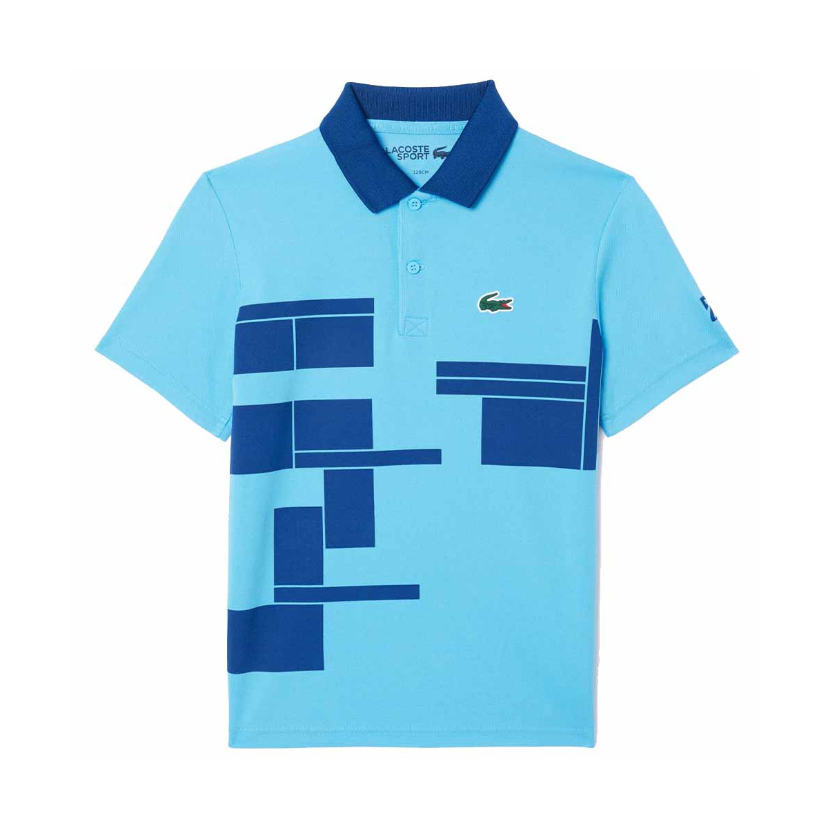 Polo Lacoste Tennis Novak Djokovic Junior Bleu