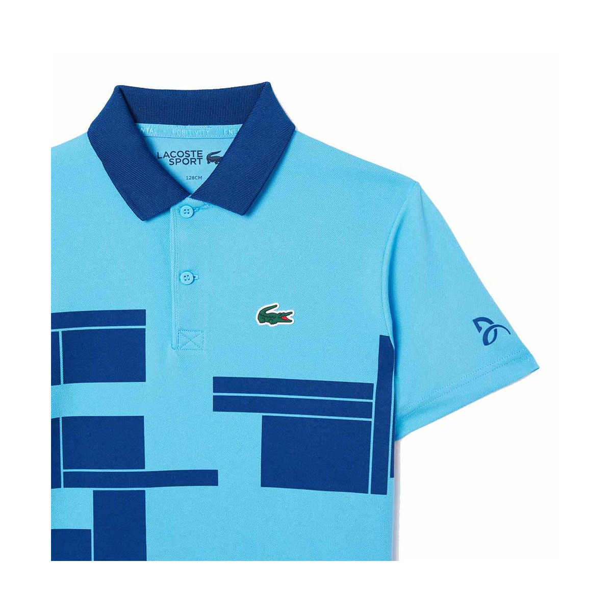 Polo Lacoste Tennis Novak Djokovic Junior Bleu
