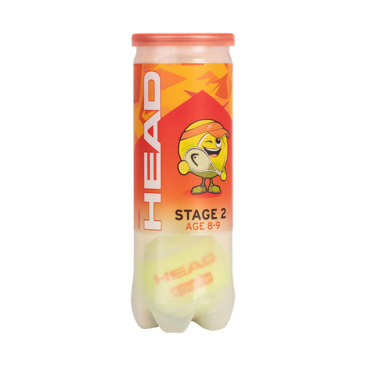 Tube de 3 Balles Head TIP Orange