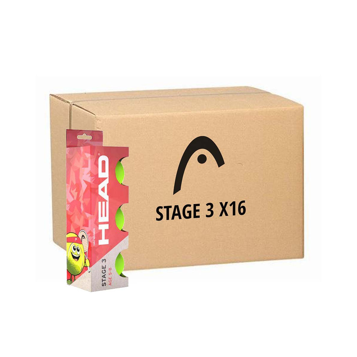 Head Tip Red 16x3 st.