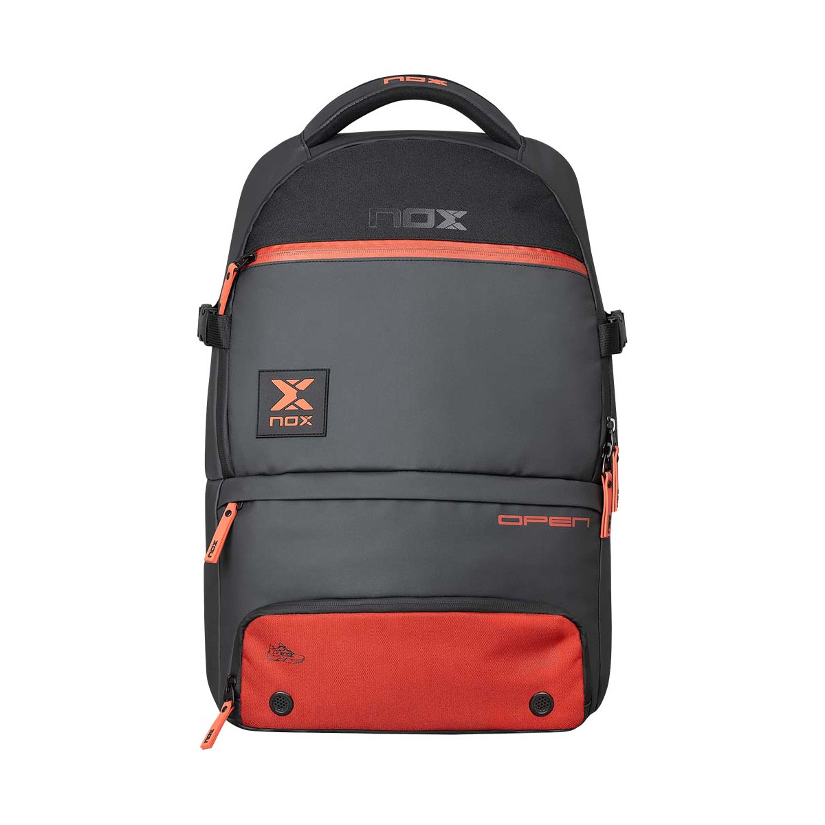 Nox Luxury Open Series Zwart / Rood rugzak