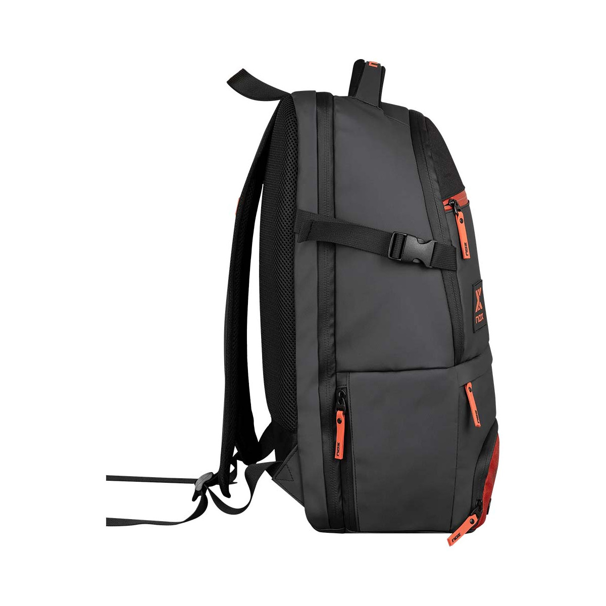 Nox Luxury Open Series Zwart / Rood rugzak