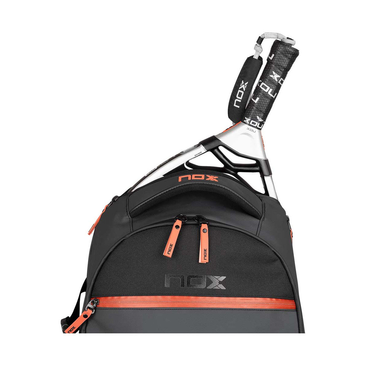 Nox Luxury Open Series Zwart / Rood rugzak