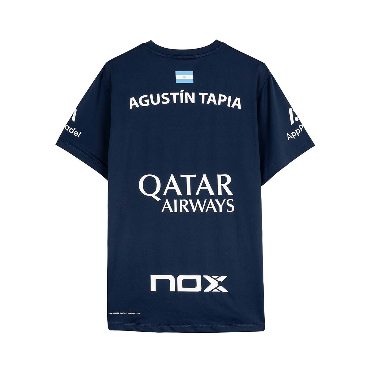 T-shirt Nox AT10 Agustín Tapia Bleu marine