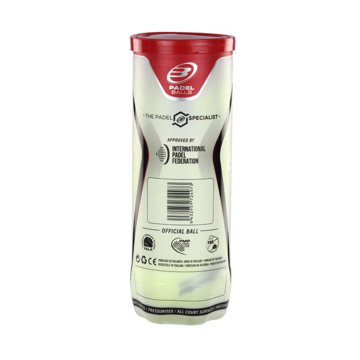 Bullpadel Premium Pro 3 stuks geel