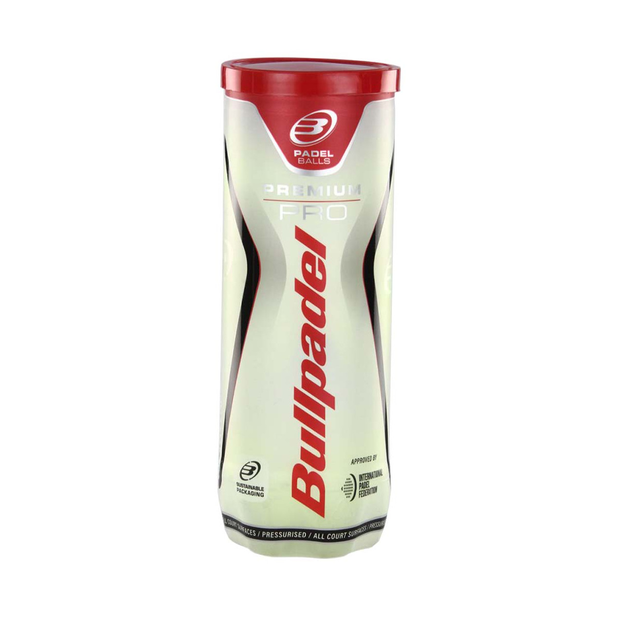 Bullpadel Premium Pro 3 stuks geel