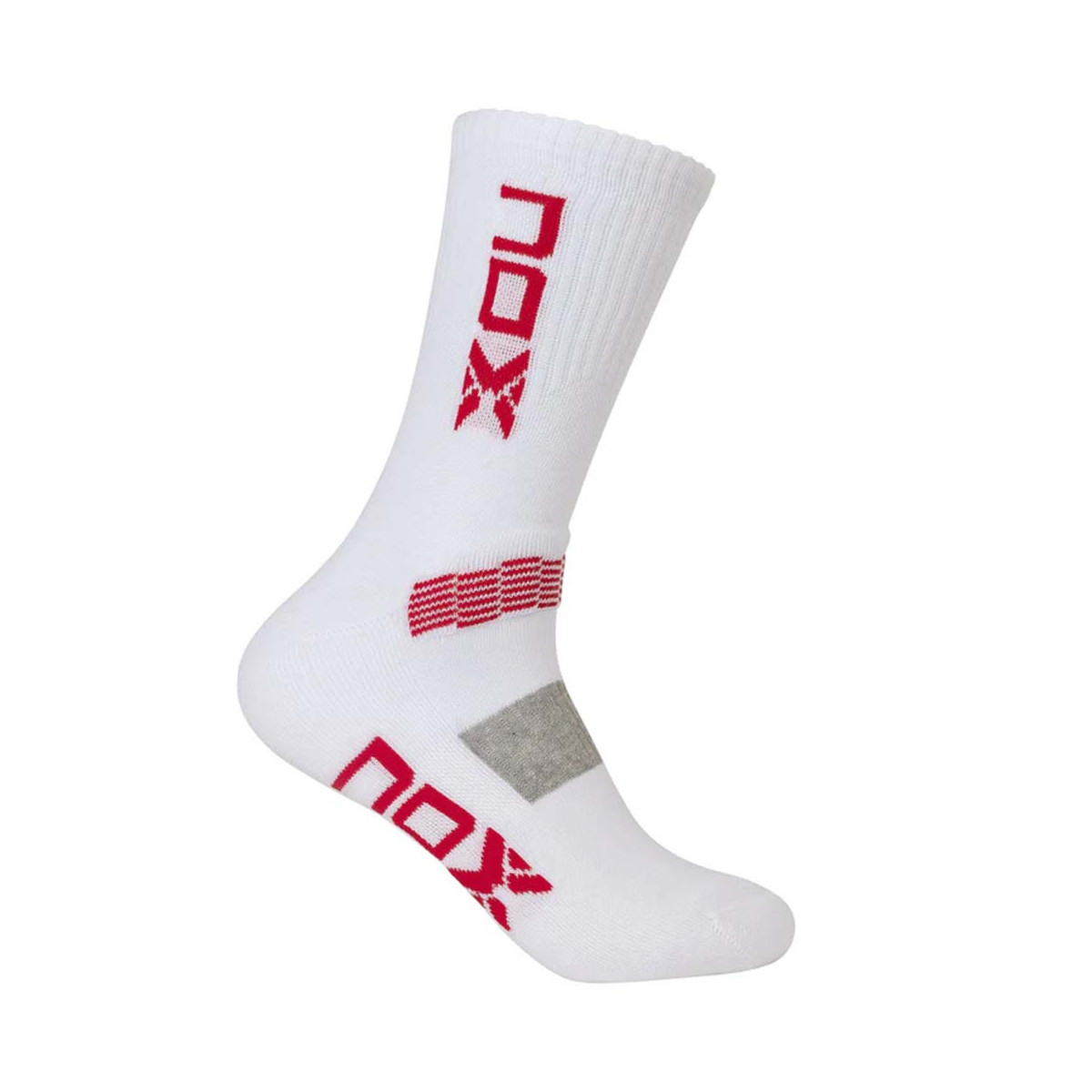 Chaussettes Nox Crew Blanc / Rouge