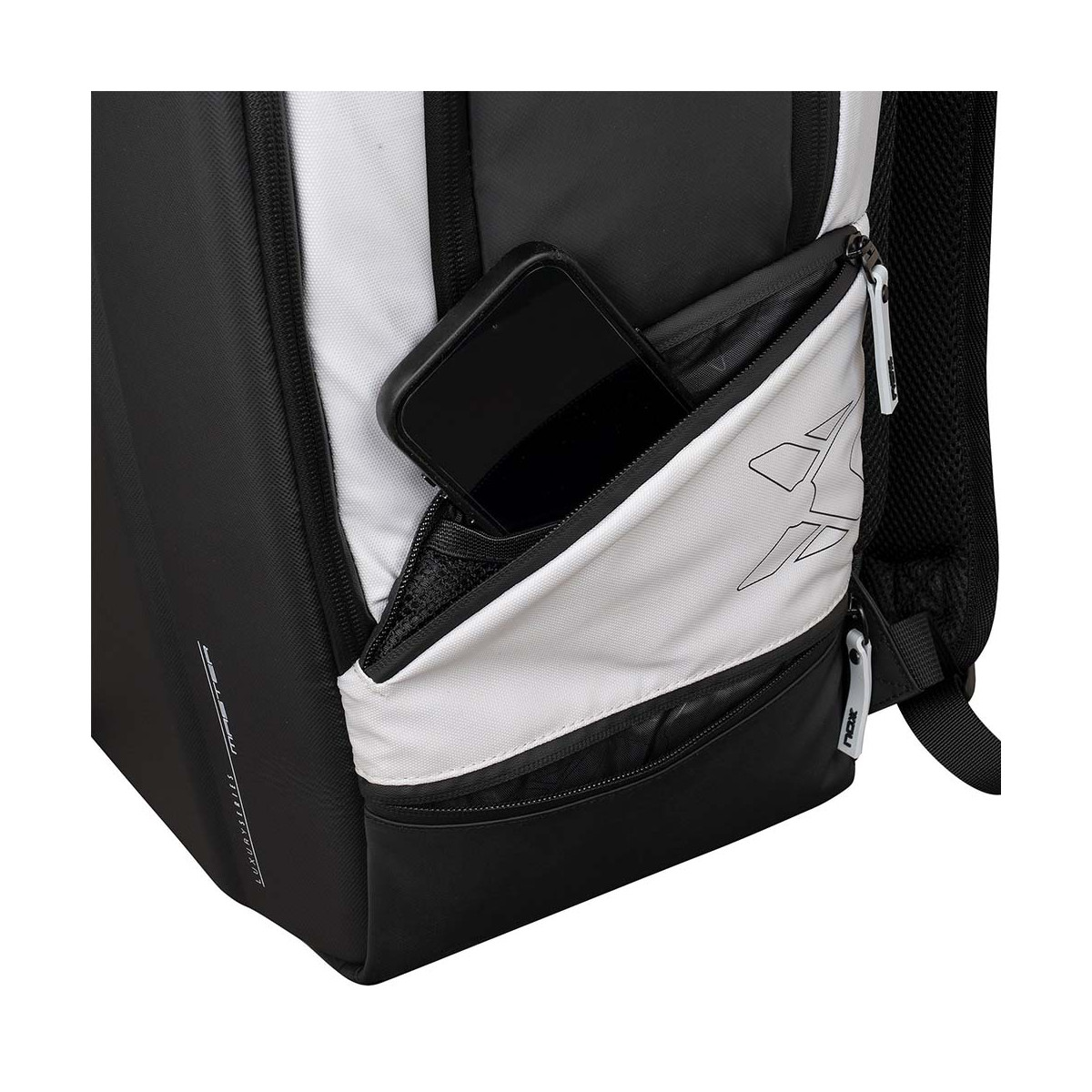 Nox Luxury Open Series Zwart / Rood rugzak