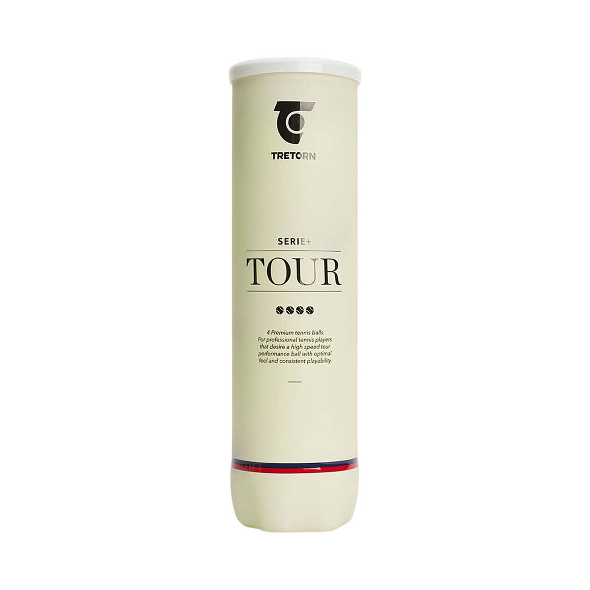 Tube de 4 balles Tretorn Serie+ Tour