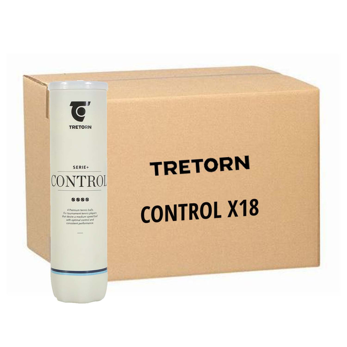 copy ofTretorn Serie+ Control 4 stuks geel