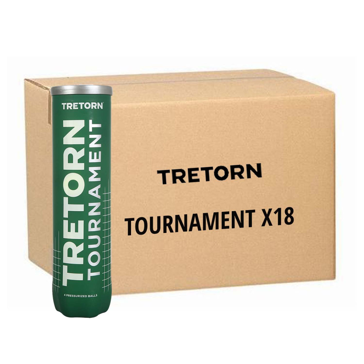 copy ofTretorn Tournament 4 stuks geel