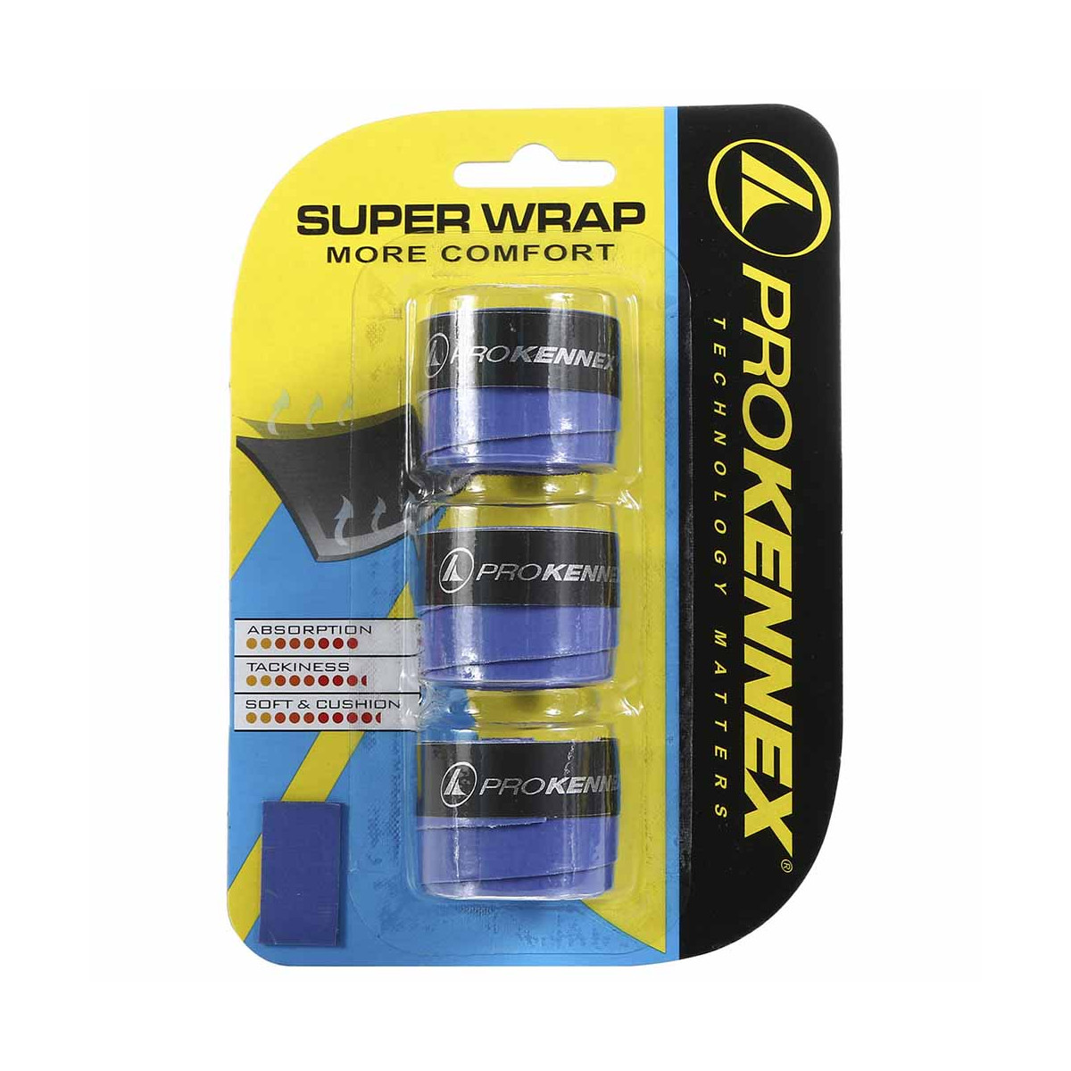 Surgrips Pro Kennex Super Wrap Bleu x 3