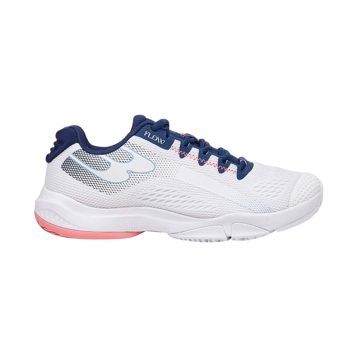Chaussures Bullpadel Flow 24V Femme Blanc / Bleu marine