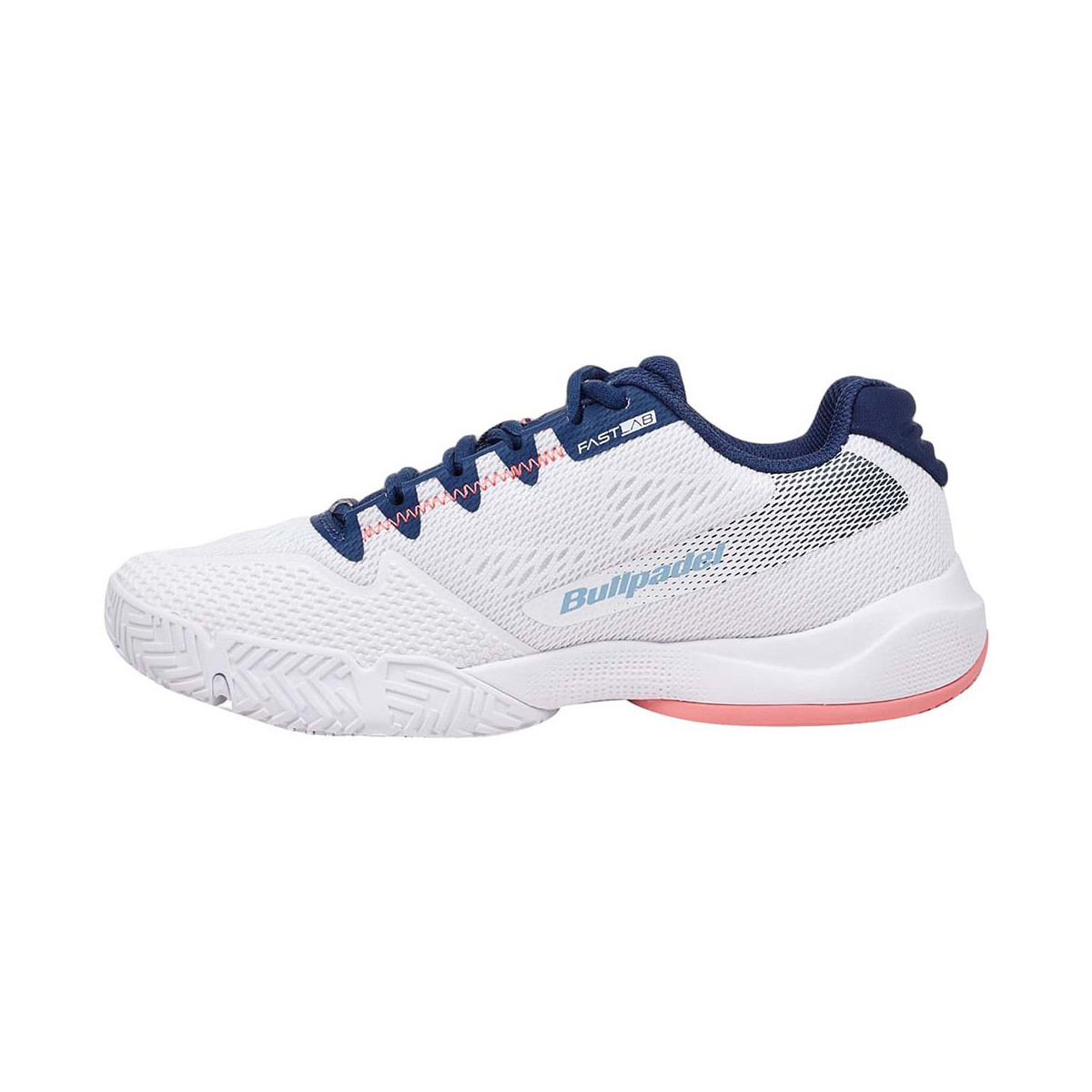 Chaussures Bullpadel Flow 24V Femme Blanc / Bleu marine