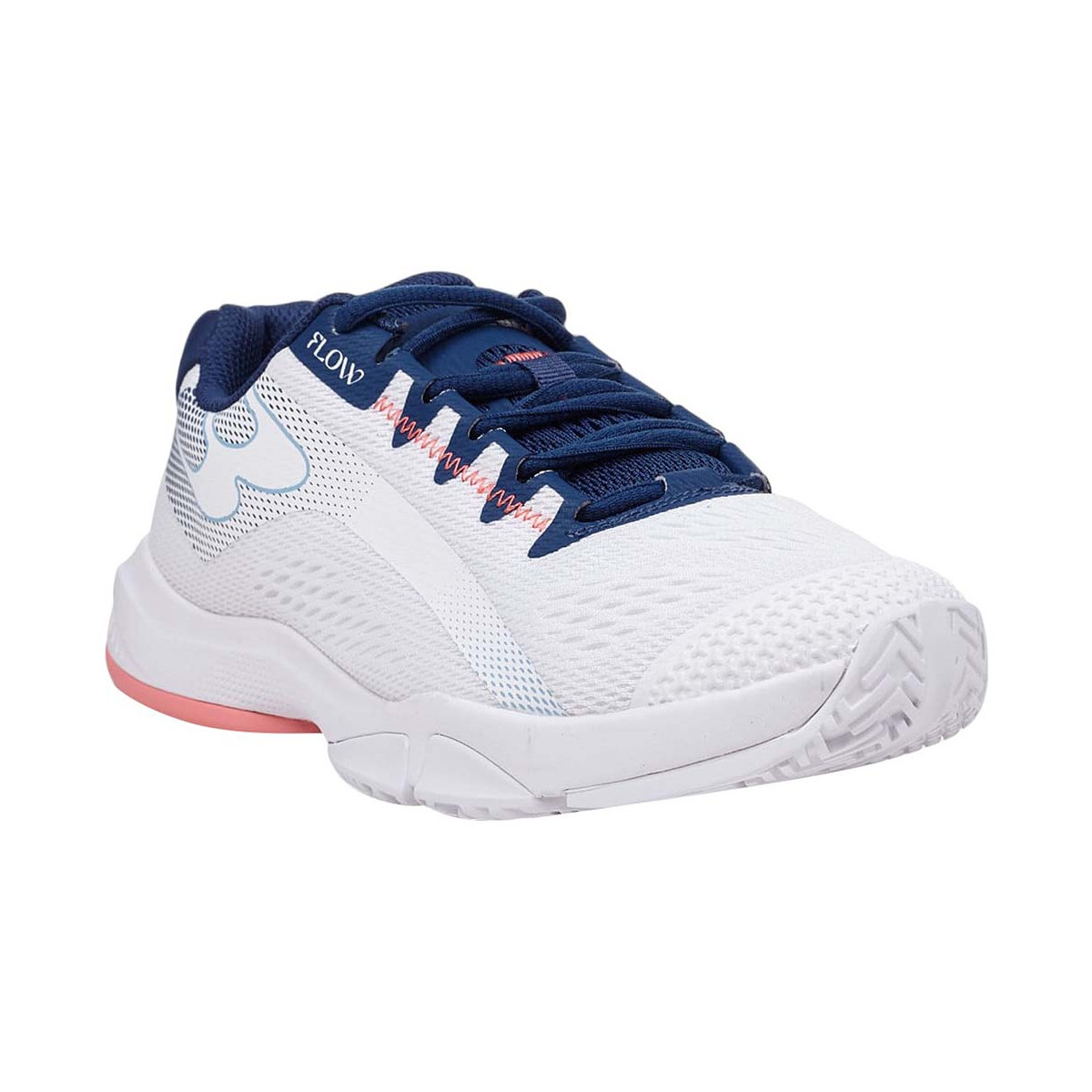 Chaussures Bullpadel Flow 24V Femme Blanc / Bleu marine