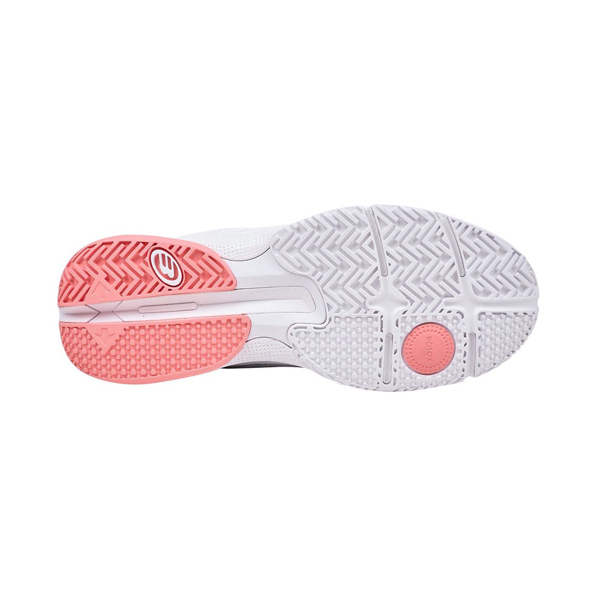 Chaussures Bullpadel Flow 24V Femme Blanc / Bleu marine
