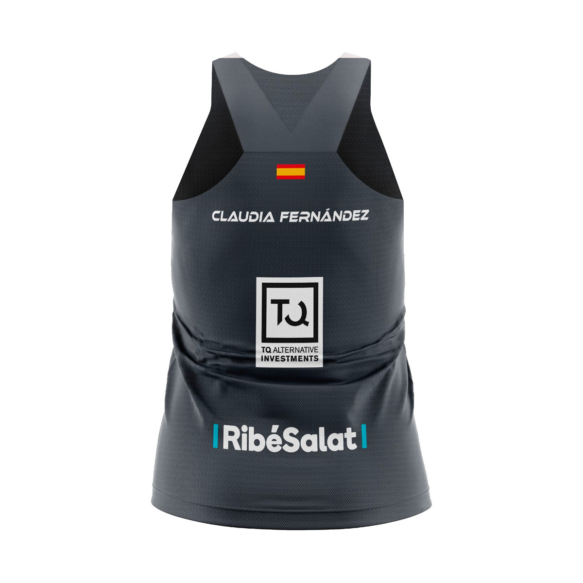 Bullpadel Lleva Claudia Fernández Zwart tank top