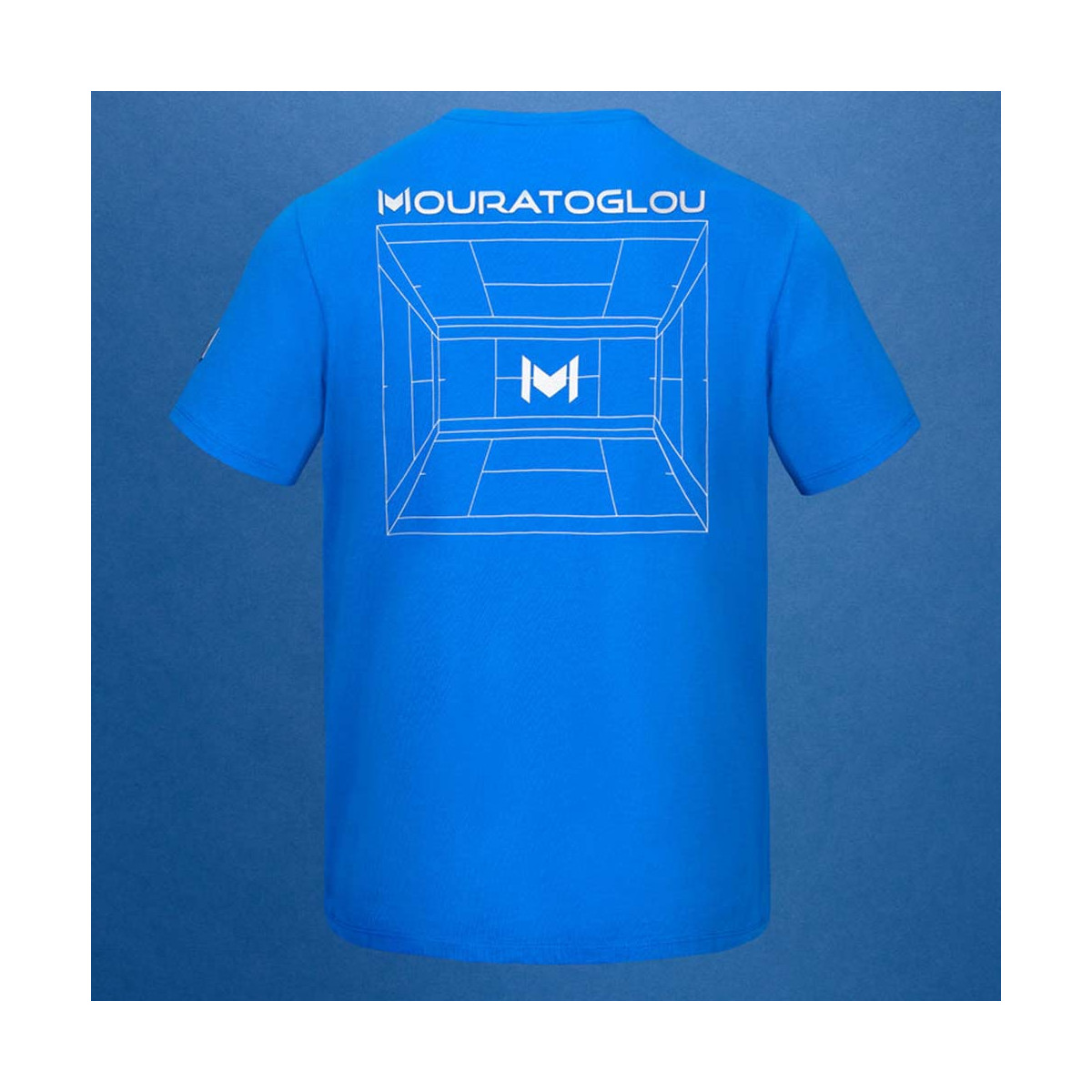 T-shirt Mouratoglou Graphique Melbourne Bleu
