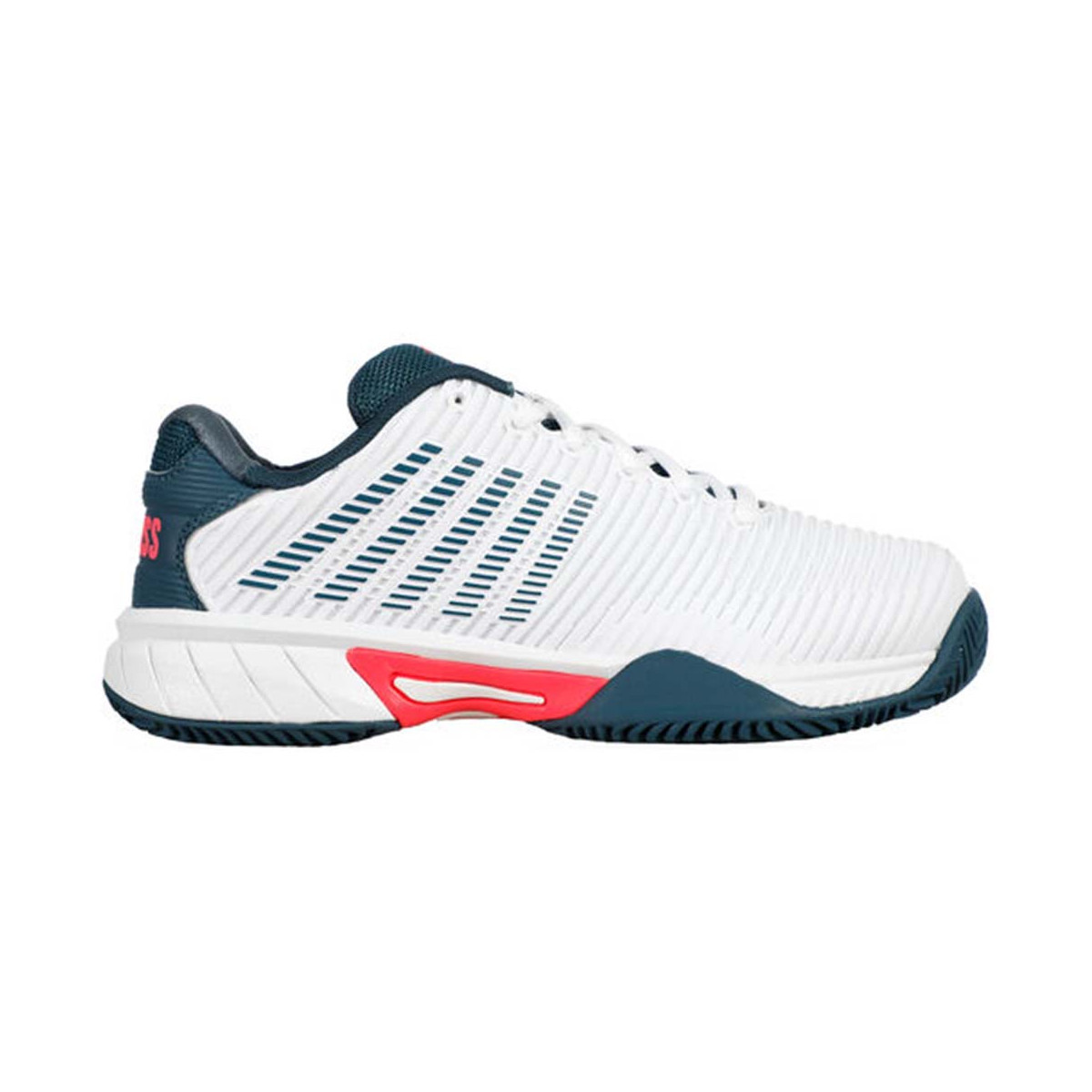 Chaussures K-Swiss Hypercourt Express 2 Junior Blanc / Bleu marine