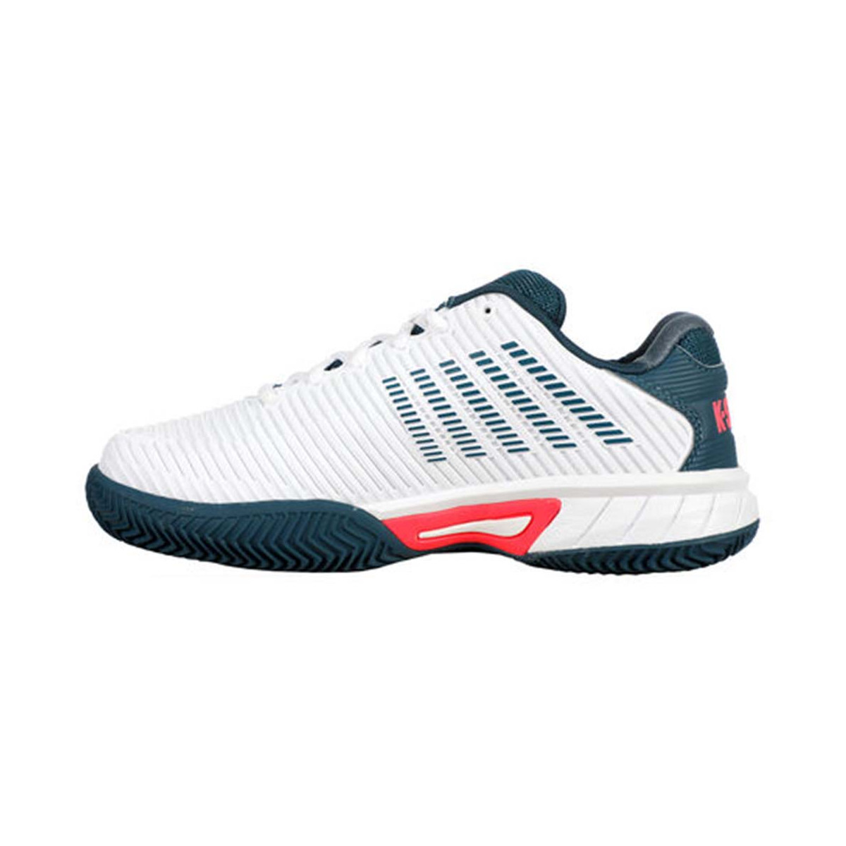 Chaussures K-Swiss Hypercourt Express 2 Junior Blanc / Bleu marine