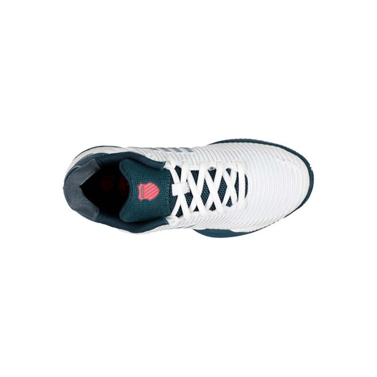 K-Swiss Court Express Zwart / Oranje junior schoenen