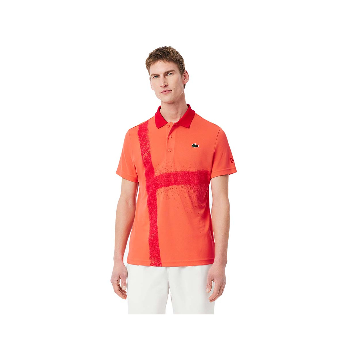 Polo Lacoste Tennis Novak Djokovic Fan Groen/Marine Polo