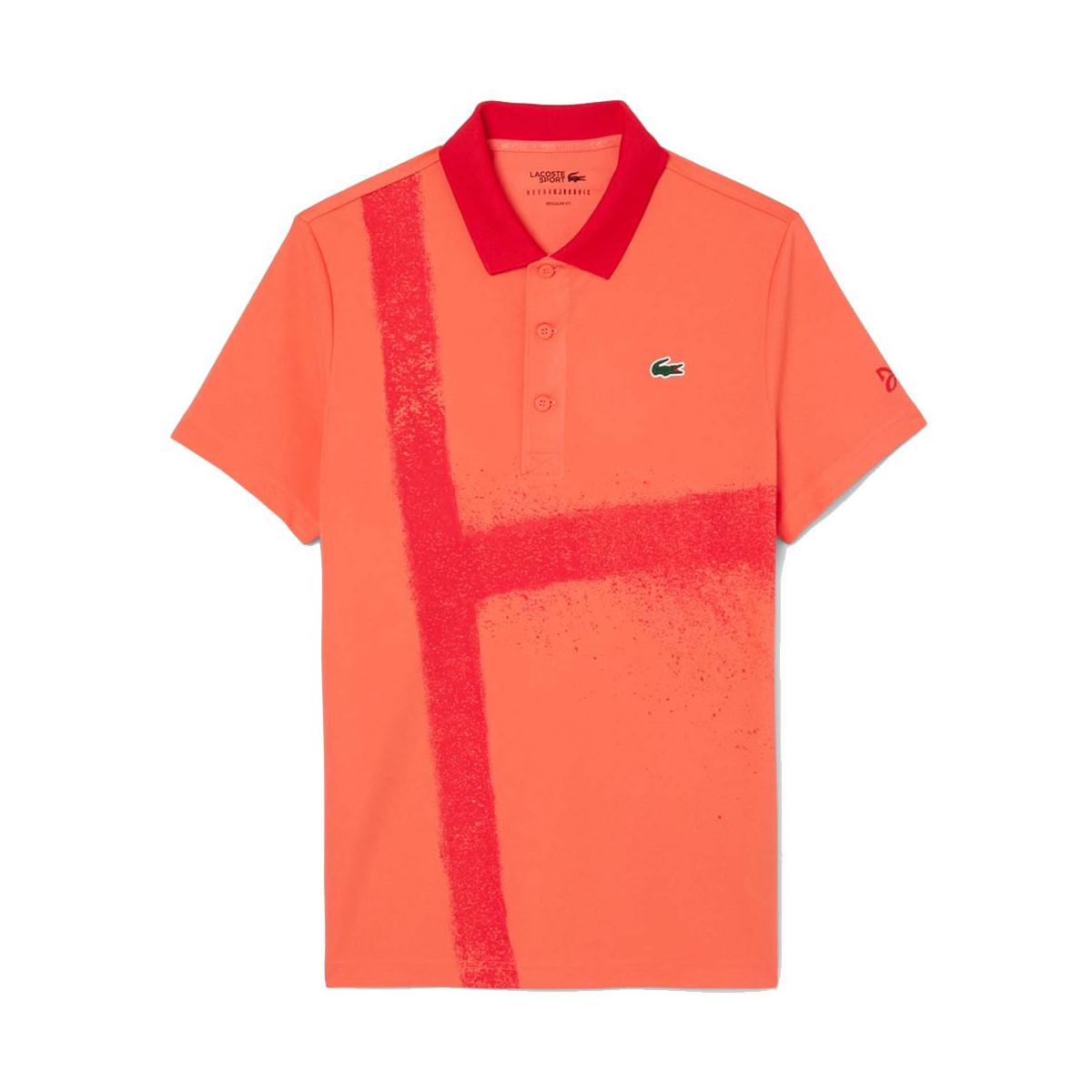 Polo Lacoste Tennis Novak Djokovic Fan Groen/Marine Polo