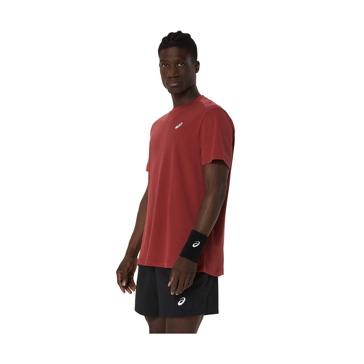 Asics Court SS T-Shirt Marineblauw
