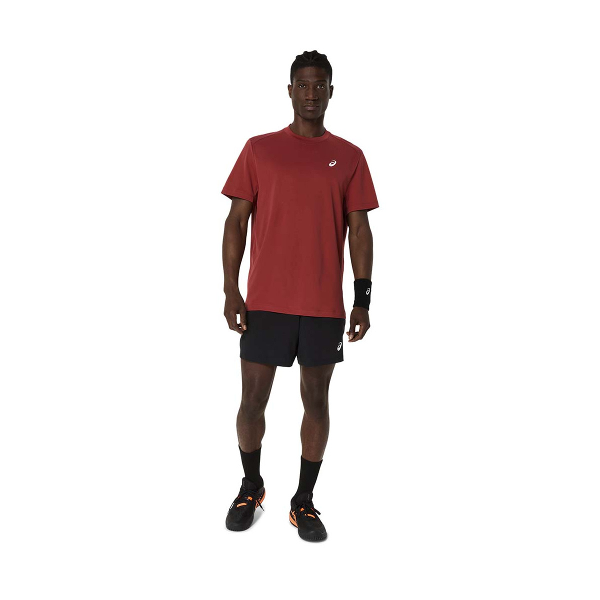 Asics Court SS T-Shirt Marineblauw