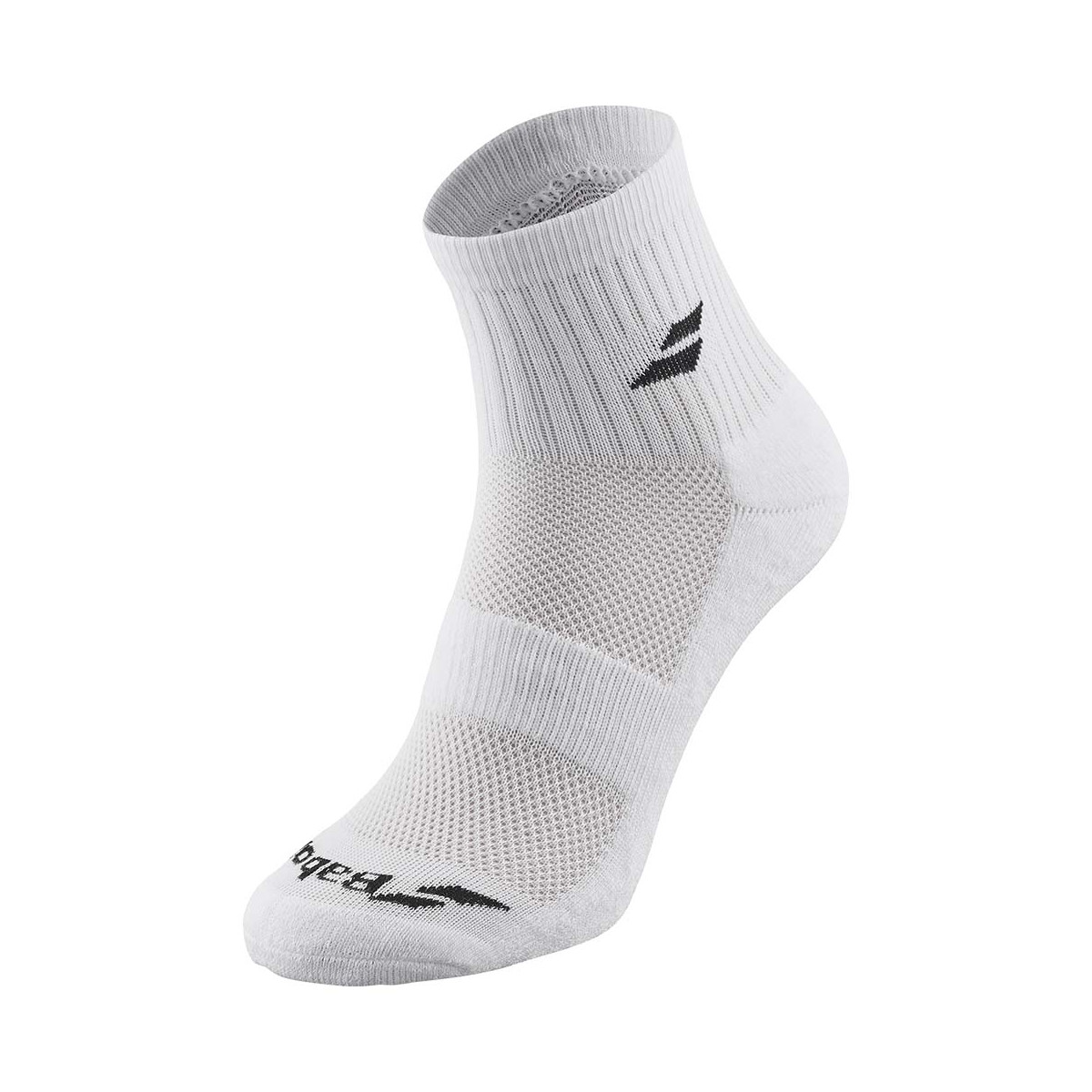 Chaussettes Babolat Quarter 3 Pairs Pack Blanc