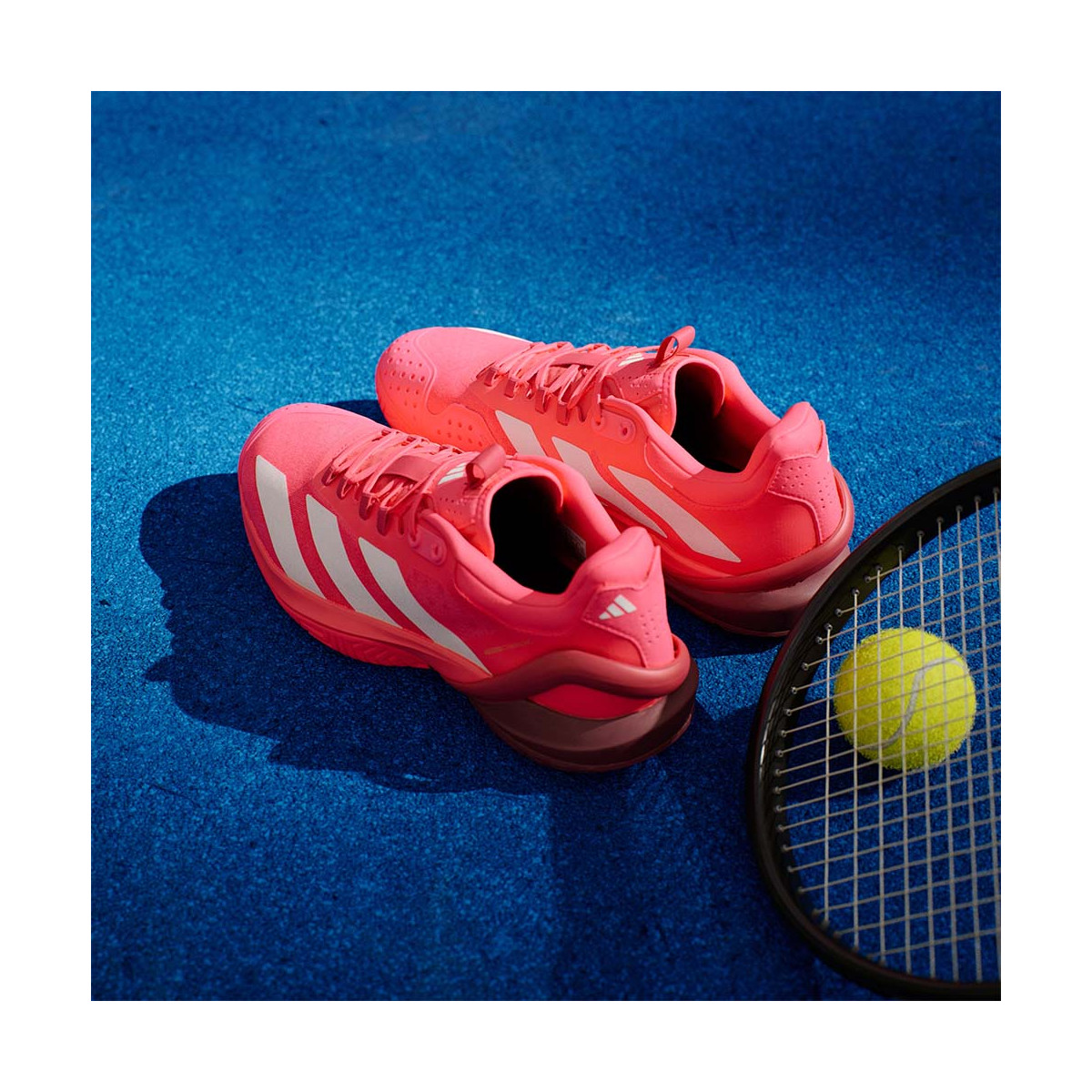 Adidas Adizero Cybersonic Clay Schoenen Zwart/Oranje