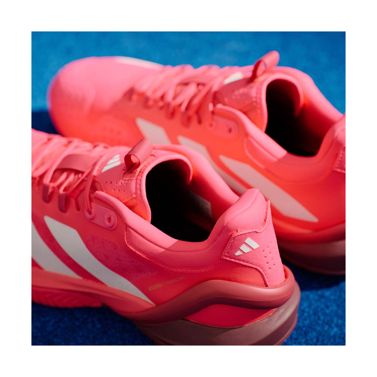 Adidas Adizero Cybersonic Clay Schoenen Zwart/Oranje