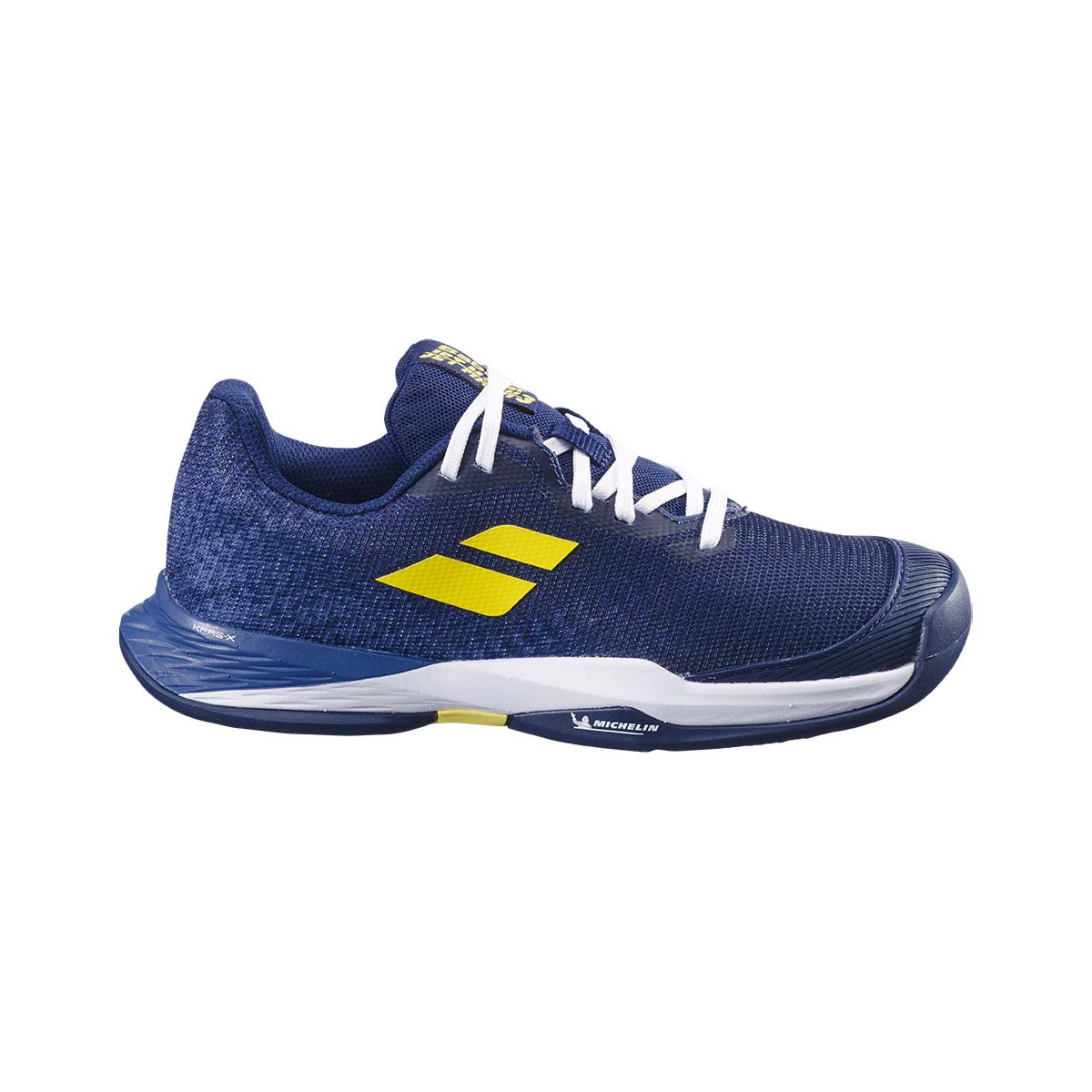 Chaussures Babolat Jet Mach 3 All Court Junior Bleu marine