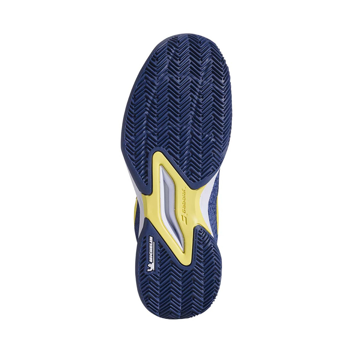 Chaussures Babolat Jet Mach 3 All Court Junior Bleu marine