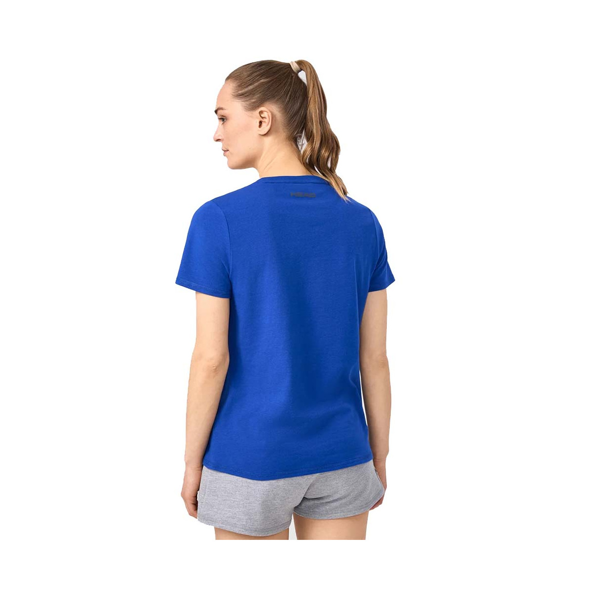T-Shirt Head Club Original Femme Bleu