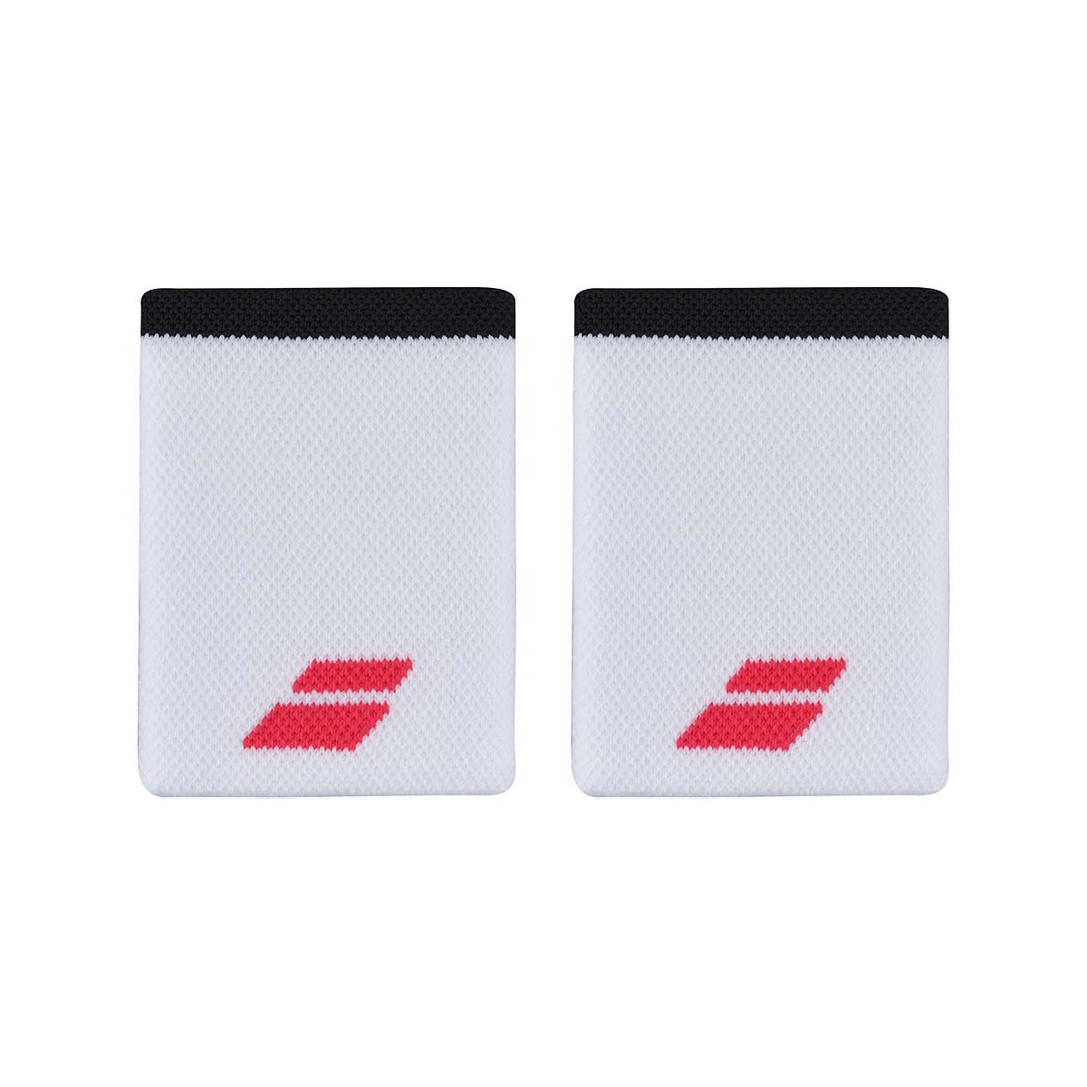 Babolat Jumbo Logo Wit / Rood polsbandjes x 2