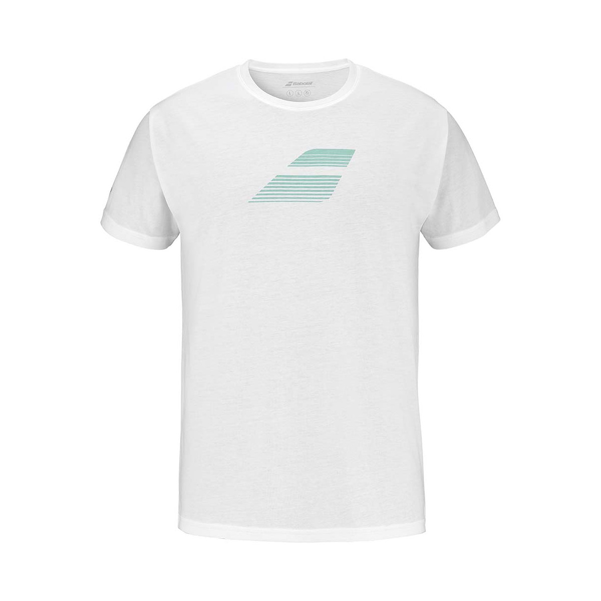 T-Shirt Babolat Exercise Big Flag Blanc