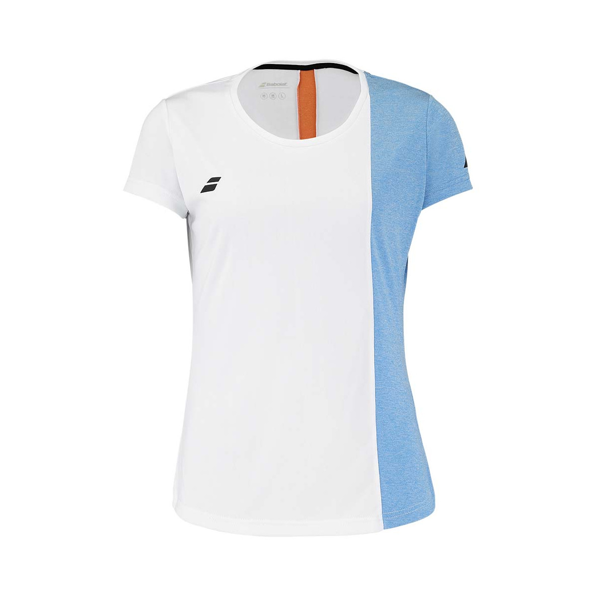T-Shirt Babolat Play Cap Femme Blanc / Bleu