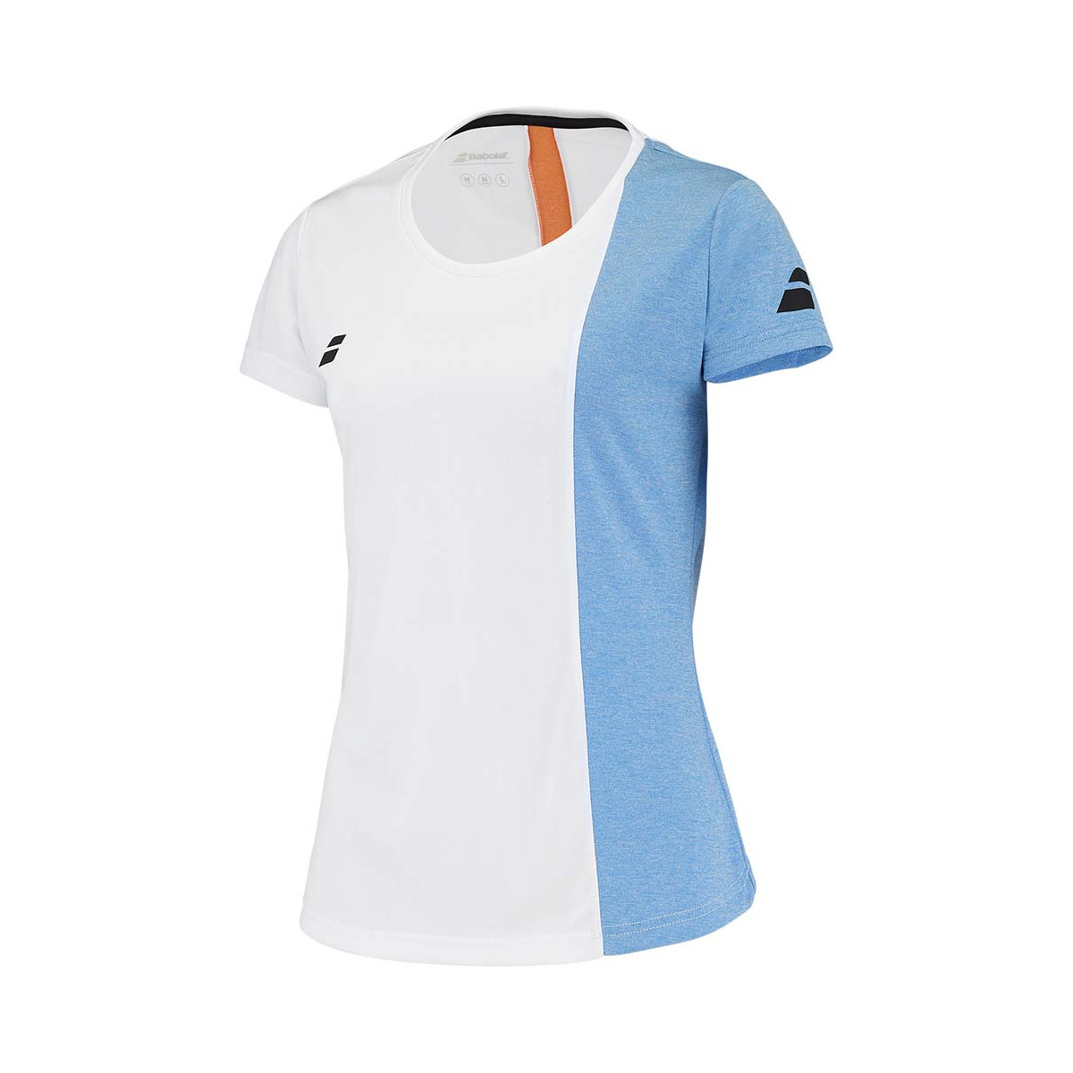 T-Shirt Babolat Play Cap Femme Blanc / Bleu