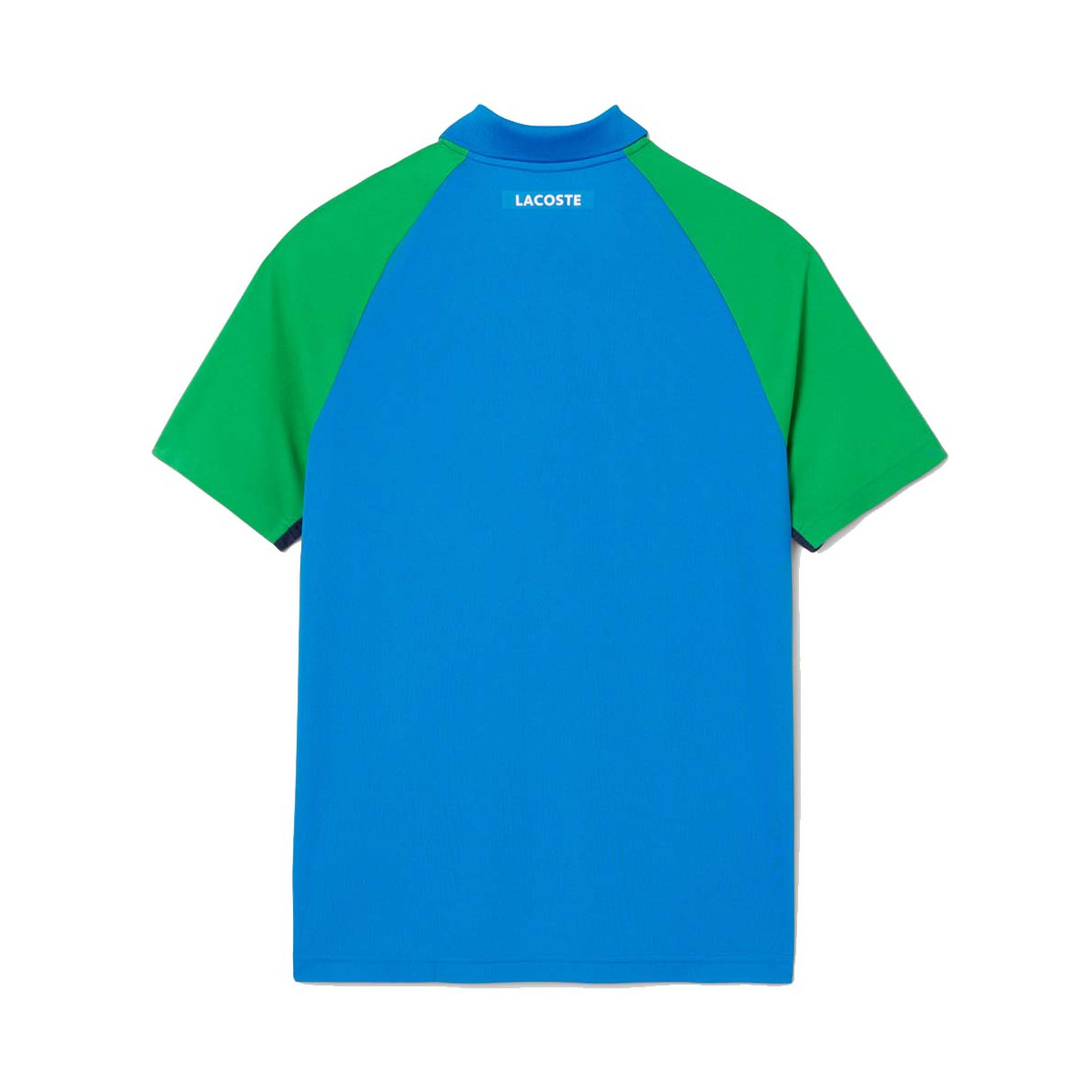 Lacoste Tennis Color-Block Ultra Dry Blauw/Groen polo