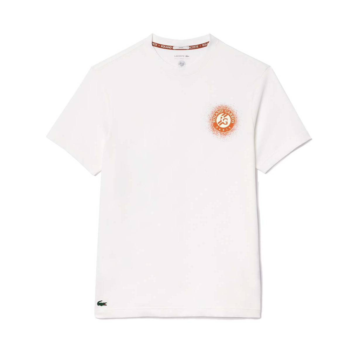 Lacoste Tennis Roland Garros Wit T-Shirt