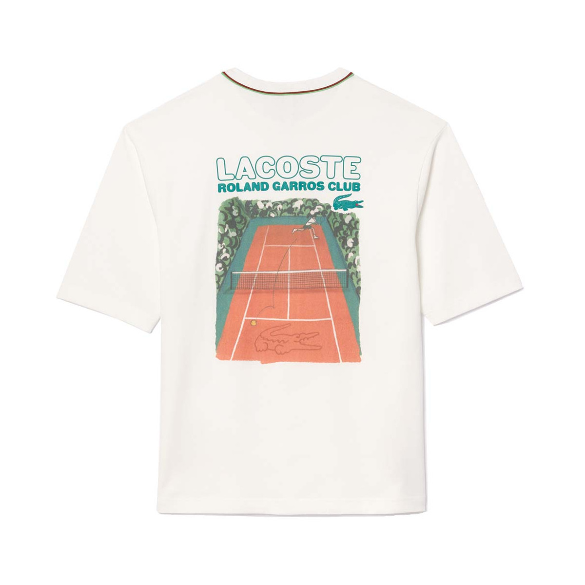 Lacoste Sport Roland Garros Oranje T-shirt