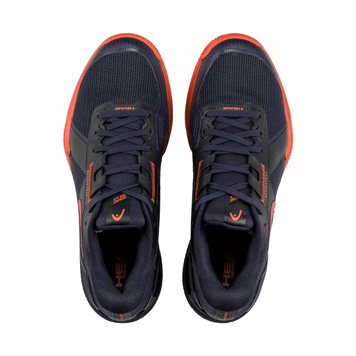 Head Sprint Pro 4.0 Donkerblauw / Rood Shoenen